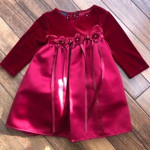 Baby Girl Velvet Holiday Dress